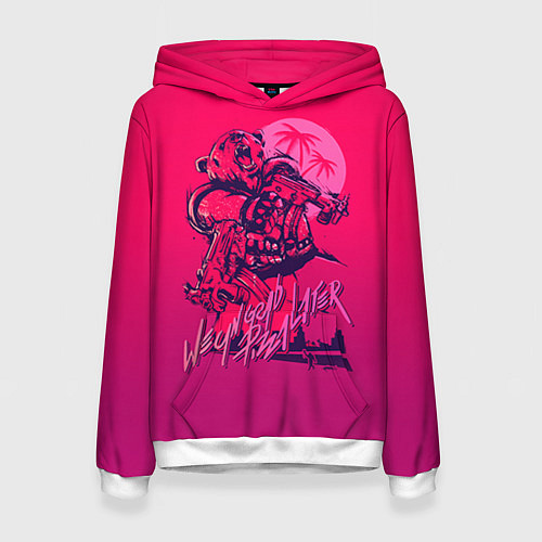 Женская толстовка We grab pizza later / 3D-Белый – фото 1