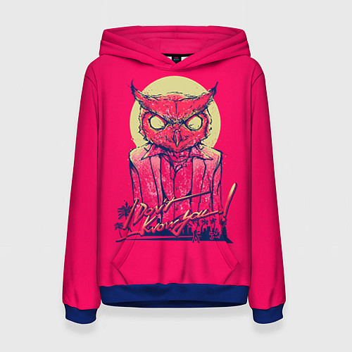 Женская толстовка I don't know you / 3D-Синий – фото 1