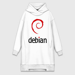 Женская толстовка-платье Debian