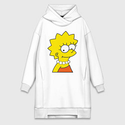 Женская толстовка-платье Lisa Simpson