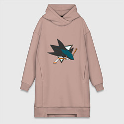 Женская толстовка-платье San Jose Sharks