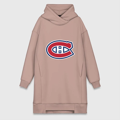Женская толстовка-платье Montreal Canadiens / Пыльно-розовый – фото 1