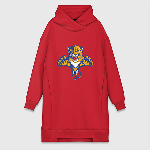 Женская толстовка-платье Florida Panthers / Красный – фото 1