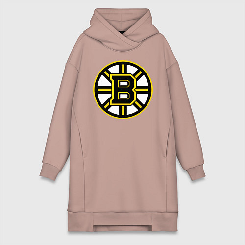 Женская толстовка-платье Boston Bruins / Пыльно-розовый – фото 1
