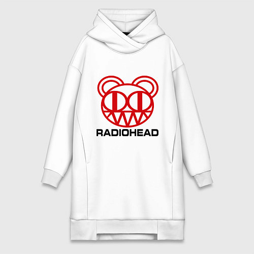 Женская толстовка-платье Radiohead / Белый – фото 1