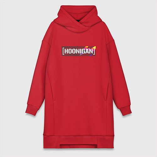 Женская толстовка-платье HOONIGAN / Красный – фото 1