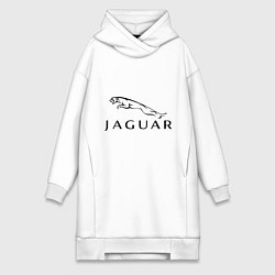 Женское худи-платье Jaguar, цвет: белый
