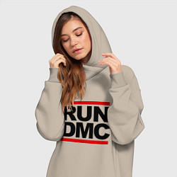 Женское худи-платье Run DMC, цвет: миндальный — фото 2