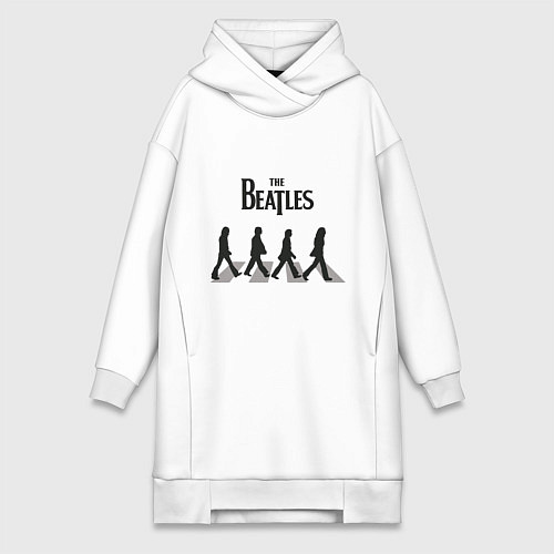 Женская толстовка-платье The Beatles: Abbey Road / Белый – фото 1