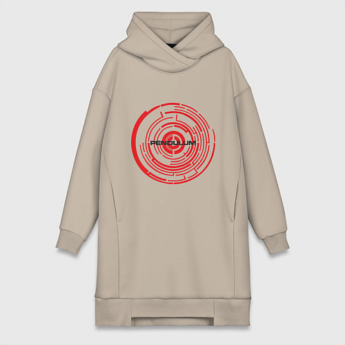 Женская толстовка-платье Pendulum / Миндальный – фото 1