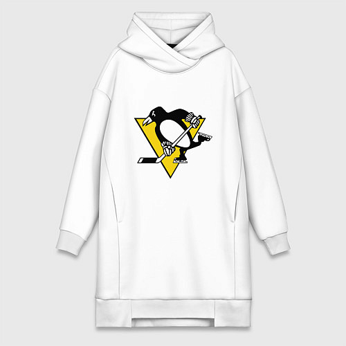 Женская толстовка-платье Pittsburgh Penguins / Белый – фото 1