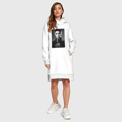 Женское худи-платье Энди Бирсак, цвет: белый — фото 2