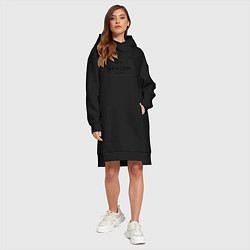 Женское худи-платье SHALOM, цвет: черный — фото 2