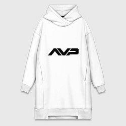 Женское худи-платье AVP: White Style, цвет: белый