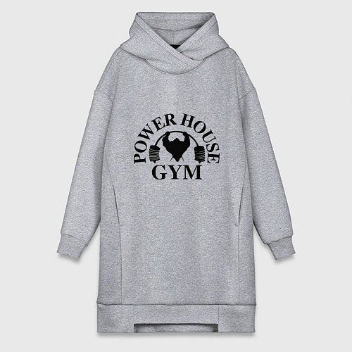 Женская толстовка-платье Power House Gym / Меланж – фото 1