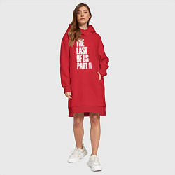 Женское худи-платье The Last of Us: Part II, цвет: красный — фото 2