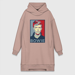 Женская толстовка-платье Bowie Poster