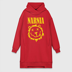 Женское худи-платье Narnia, цвет: красный