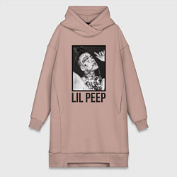 Женская толстовка-платье Lil Peep: Black Style
