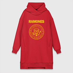 Женская толстовка-платье Ramones