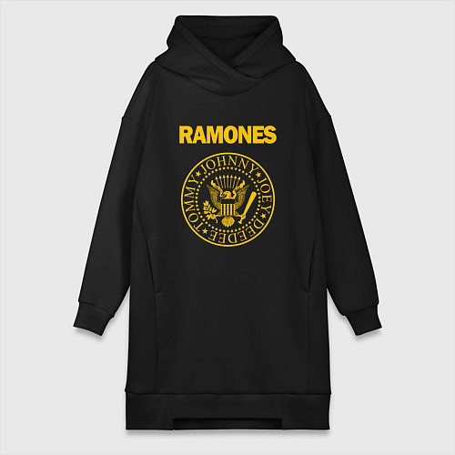 Женская толстовка-платье Ramones / Черный – фото 1