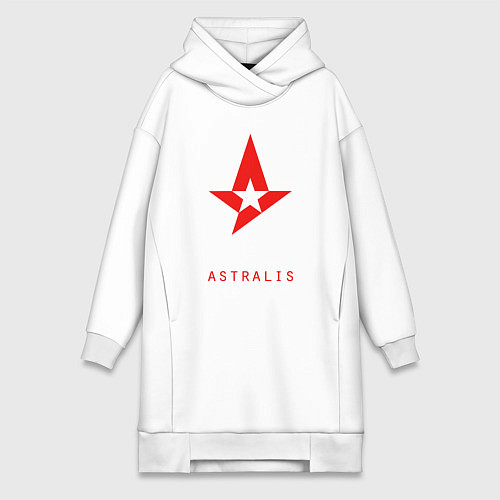 Женская толстовка-платье Astralis - The Form / Белый – фото 1