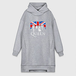 Женская толстовка-платье Queen UK