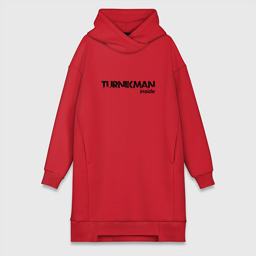 Женская толстовка-платье Turnikman Inside / Красный – фото 1