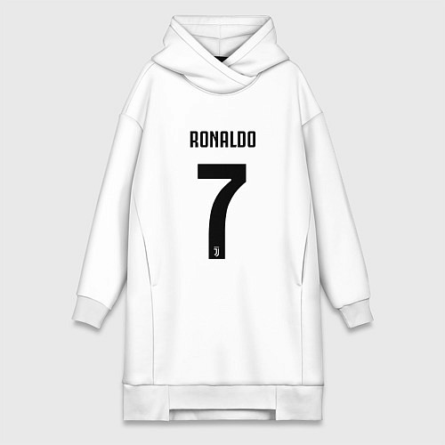 Женская толстовка-платье RONALDO 7 / Белый – фото 1