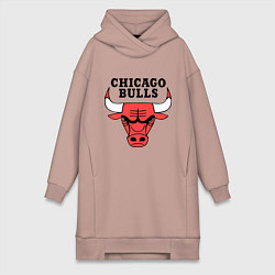 Женская толстовка-платье Chicago Bulls