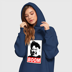 Женское худи-платье BOOM: Kim Chen Eun, цвет: тёмно-синий — фото 2