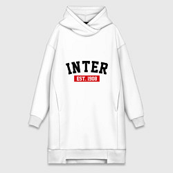 Женская толстовка-платье FC Inter Est. 1908