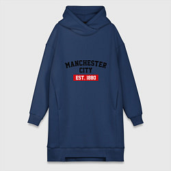 Женская толстовка-платье FC Manchester City Est. 1880