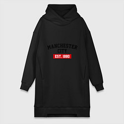 Женская толстовка-платье FC Manchester City Est. 1880