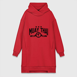 Женская толстовка-платье Muay thai boxing