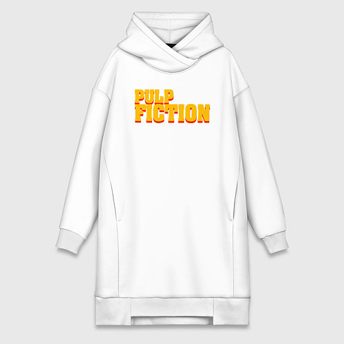 Женская толстовка-платье Pulp Fiction / Белый – фото 1