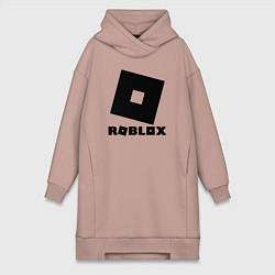 Женское худи-платье ROBLOX, цвет: пыльно-розовый