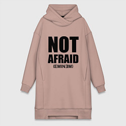 Женское худи-платье Not Afraid, цвет: пыльно-розовый