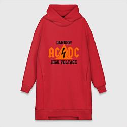 Женская толстовка-платье AC/DC: High Voltage