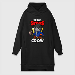 Женская толстовка-платье BRAWL STARS CROW