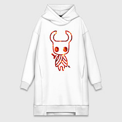 Женское худи-платье Hollow Knight, цвет: белый
