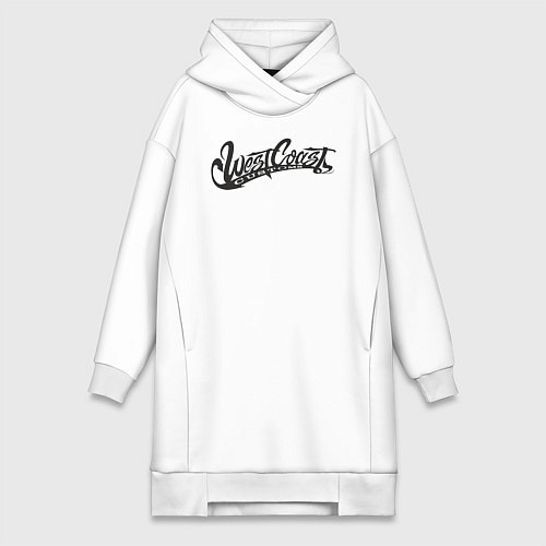 Женская толстовка-платье West Coast Customs / Белый – фото 1