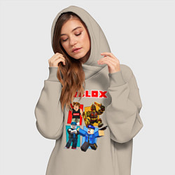 Женское худи-платье ROBLOX, цвет: миндальный — фото 2