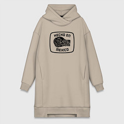 Женское худи-платье Canelo Alvarez, цвет: миндальный