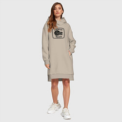 Женское худи-платье Canelo Alvarez, цвет: миндальный — фото 2