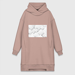 Женская толстовка-платье Геометрическая Абстракция