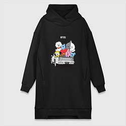 Женская толстовка-платье BT21