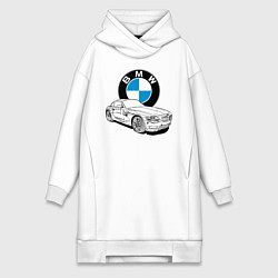 Женская толстовка-платье BMW