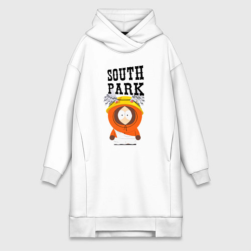 Женская толстовка-платье South Park Кенни / Белый – фото 1