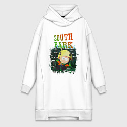 Женское худи-платье South Park, цвет: белый